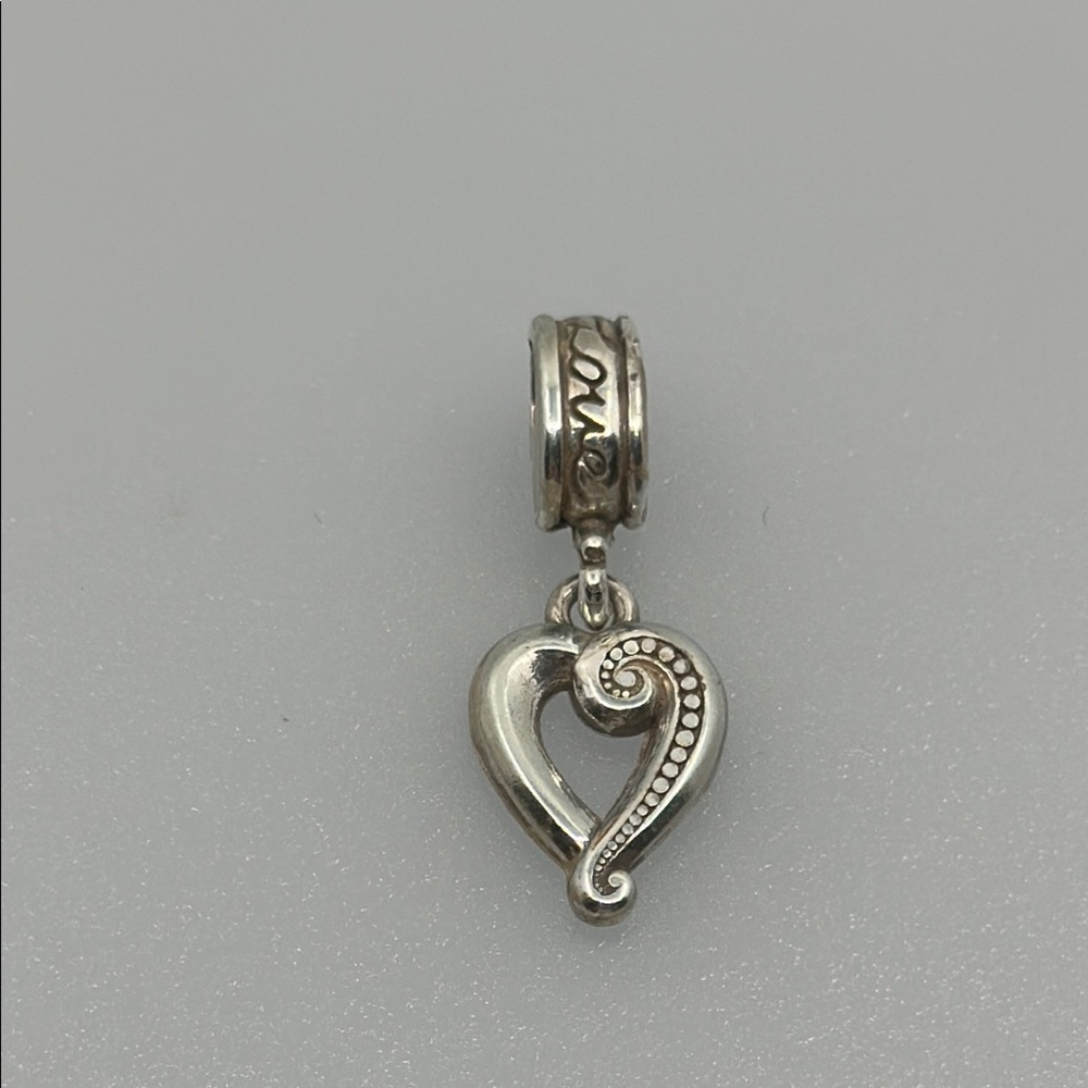 Brighton Silver Heart charm